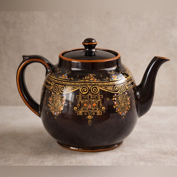 Antique Gibson & Sons “Leona” Teapot, British Registry No